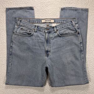 GAP Easy Fit Jeans Men’s 37x33 Straight Light Wash Retro 90s Y2K Casual Normcore